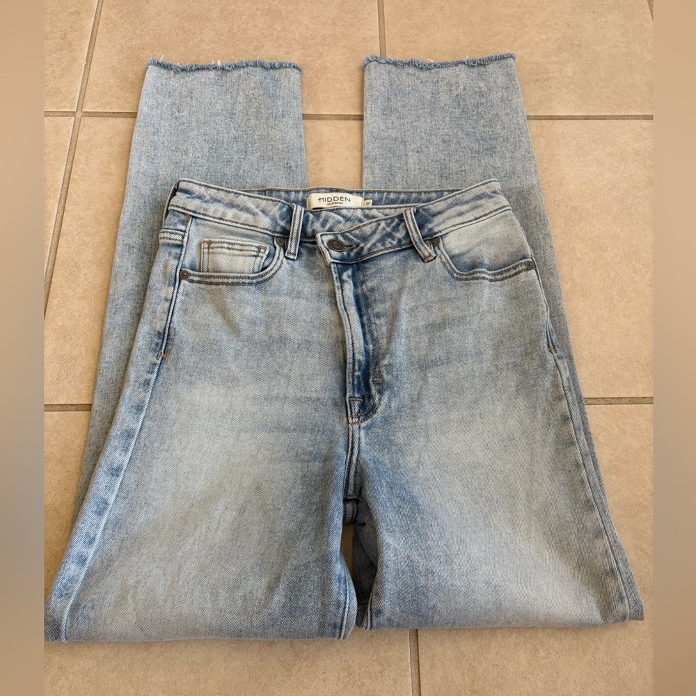 Hidden Light Blue Women's Jeans-Size 27 - Picture 3 of 8